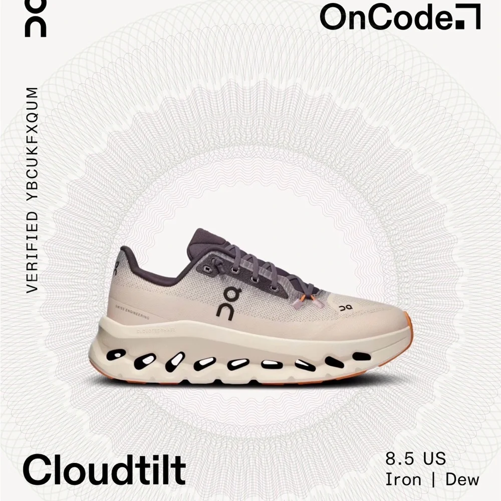 On Running Women's Cloudtilt Sneakers - Iron Dew - Picture 7 of 9